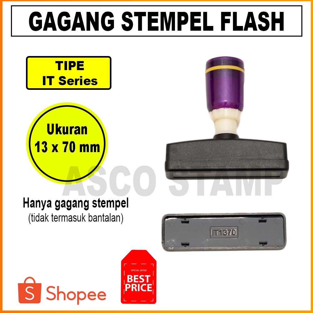 

Gagang Stempel Flash IT 13 x 70 mm