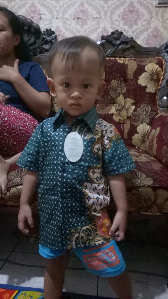 Kemeja Anak Batik Baju Cowok Atasan Laki-laki Usia 2 3 Tahun