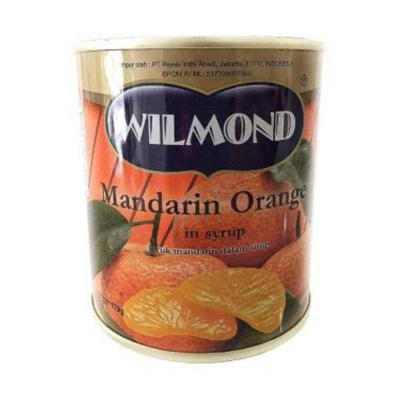 

WILMOND MANDARIN ORANGE - BUAH JERUK MANDARIN DALAM SIRUP 175GR