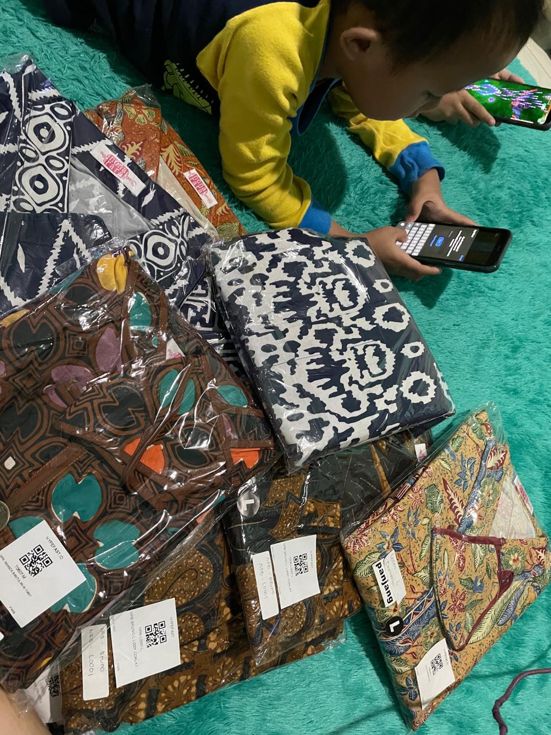 Nona Rara - Sabado 3n L0005, Kemeja Batik Pria Modern Nonarara