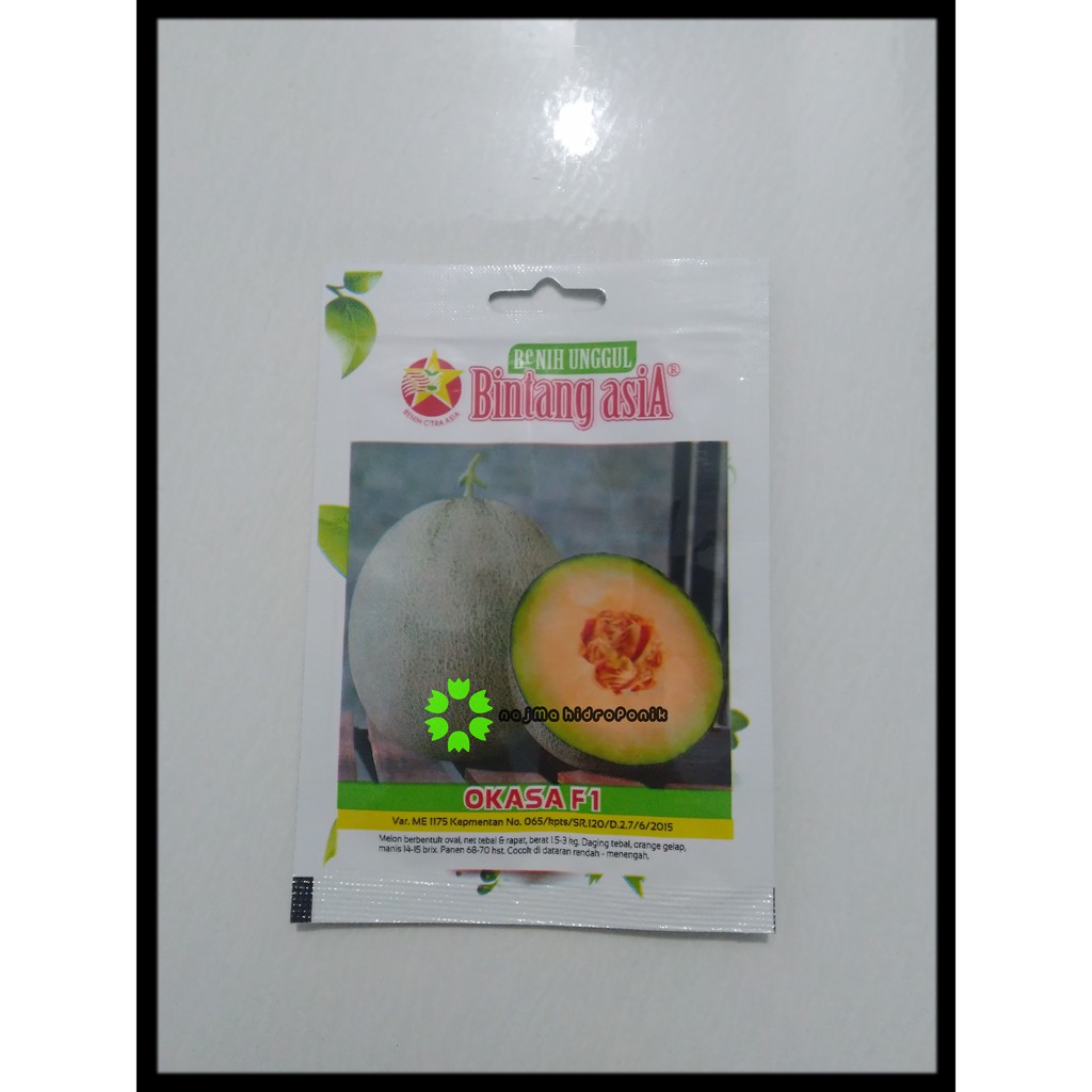 Benih/bibit Melon Okasa Pouch (Bintang Asia)