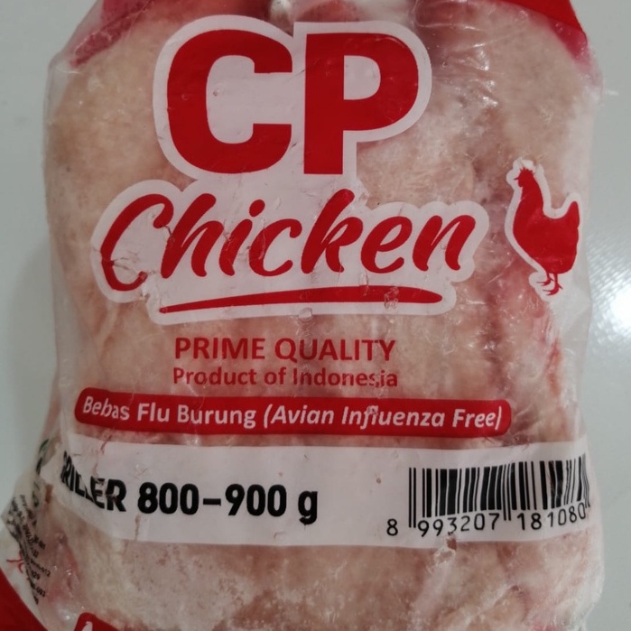 

AYAM BROILER CP CHICKEN AYAM UTUH 800 900GR