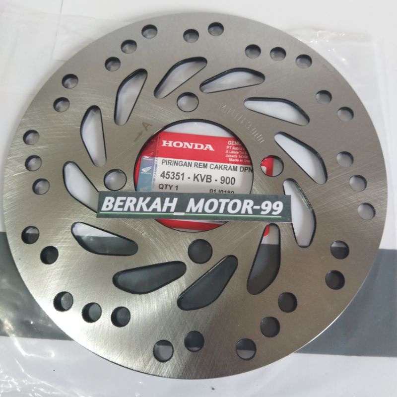 PIRINGAN CAKRAM DEPAN HONDA VARIO. BEAT. SCCOPY. SPACY (KVB ORI)