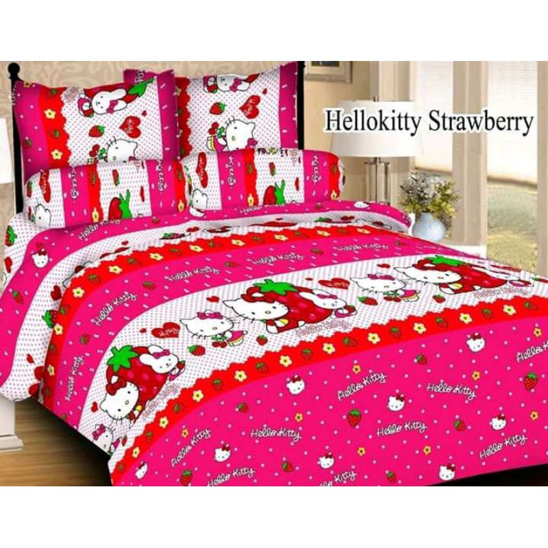 Sprei Hello kitty size 120x200