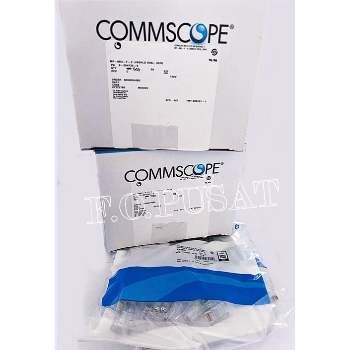 AMP Commscope Connector Rj45 Cat 5 Original