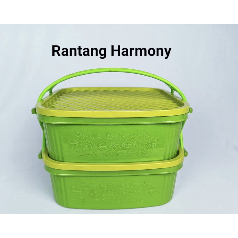 Rantang susun 2 / rantang makanan / rantang plastik murah / rantang hajatan / rantang harmony