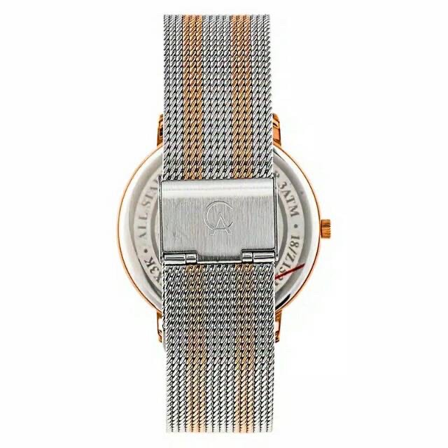 ALEXANDRE CHRISTIE PRIA RANTAI PASIR AC 8582 MD ORIGINAL ( SILVER ROSEGOLD)