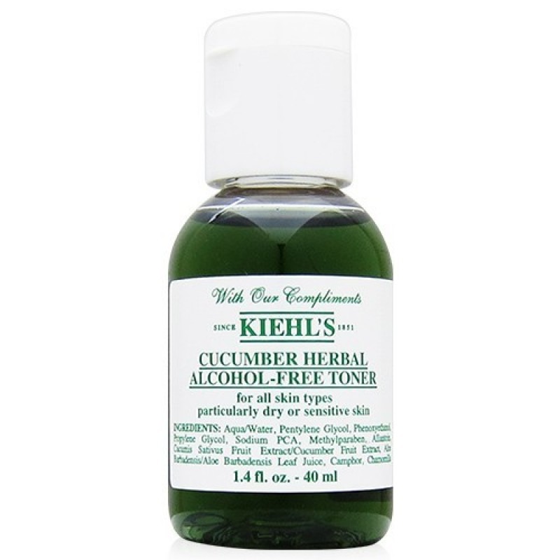 

(Travel Size) KIEHL's Cucumber Herbal Alcohol Free Toner (40ml)