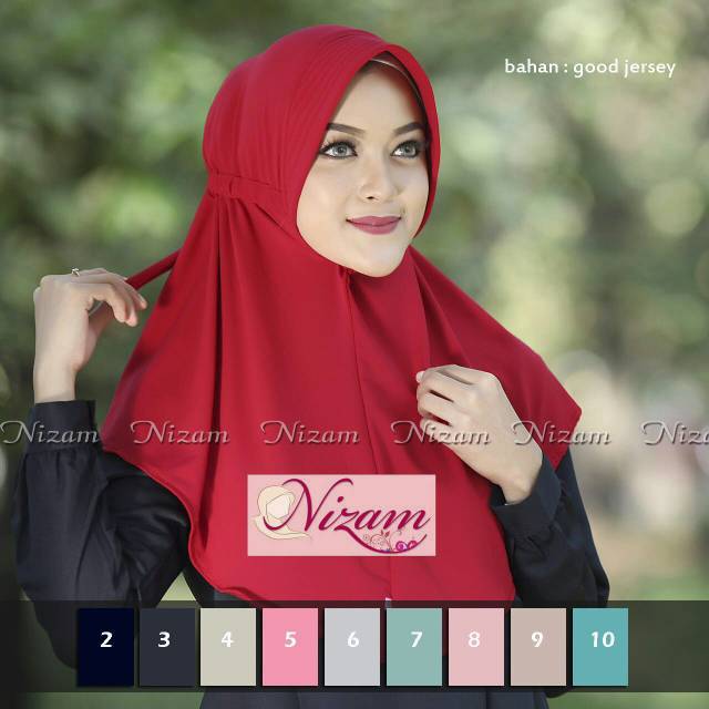 Jilbab Instan Rabbani Original Nizam - Hijab Bergo Pet Antem