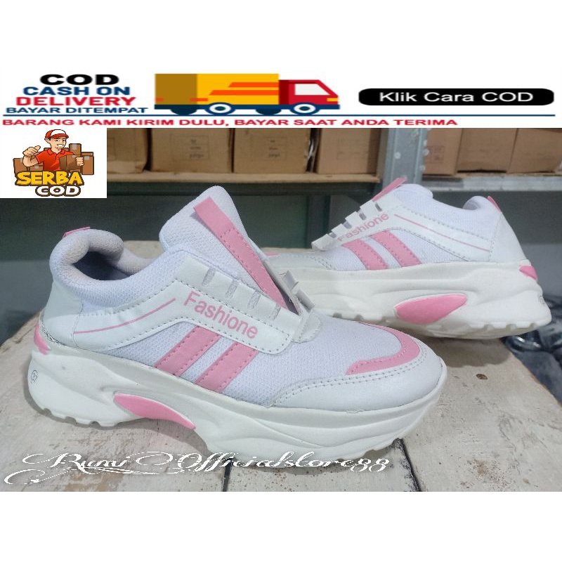 TmO - 8.8 Sale Sepatu wanita fashion sneakers korea Fashion Two/sepatu wanita sneakers tali kekinian dan trendy bisa cod size 37-40