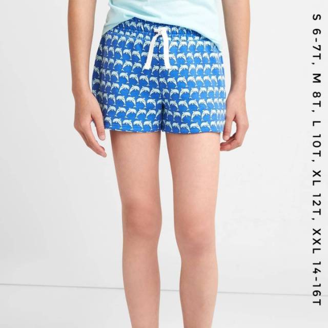 gap blue shorts