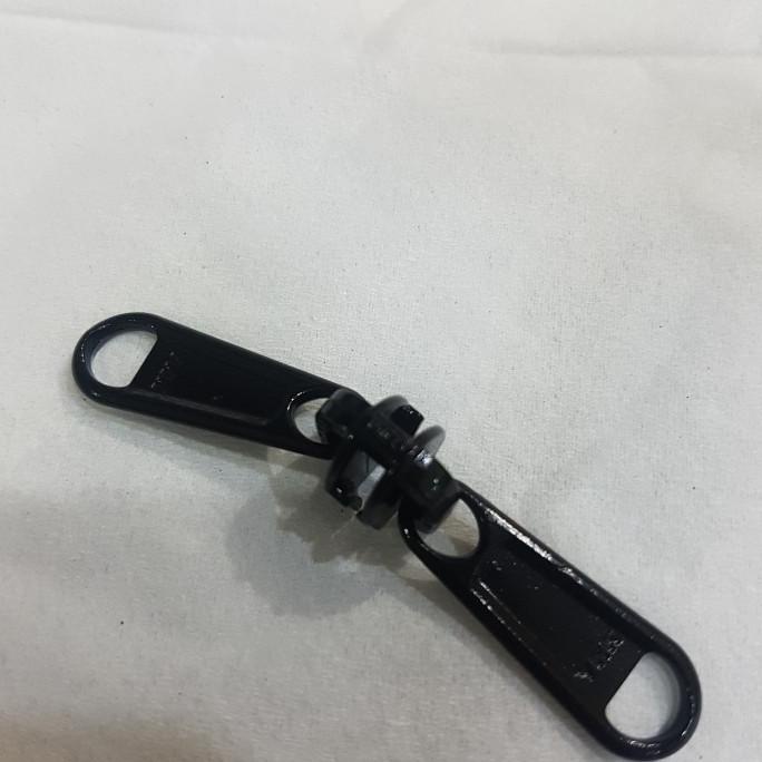%$%$%$%$] Jual Kepala Resleting YKK Bolak Balik Hitam 5RC DWL