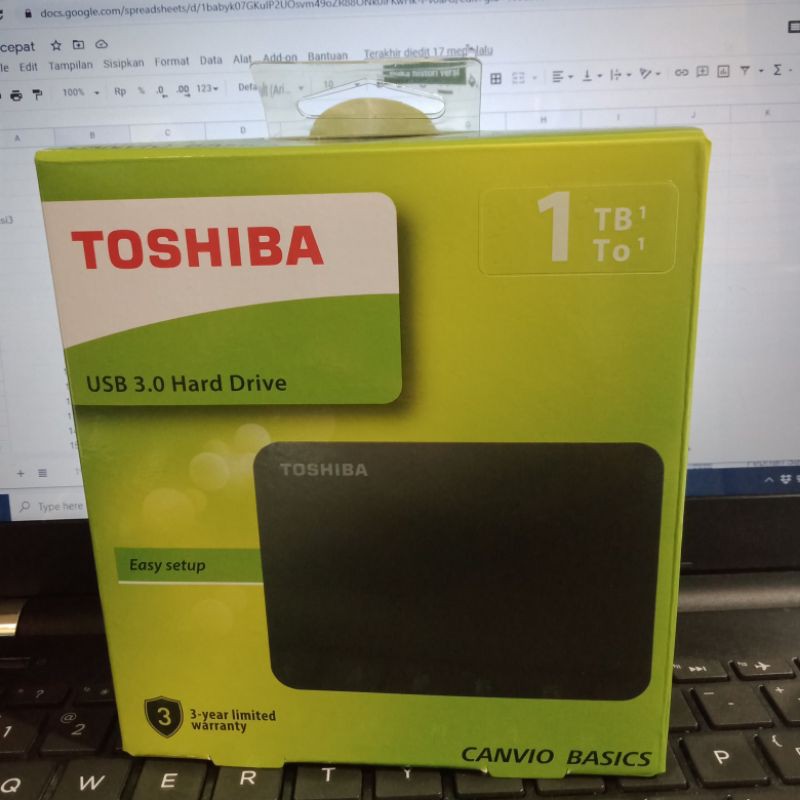 Hardisk External Toshiba Canvio Basic 1Tb