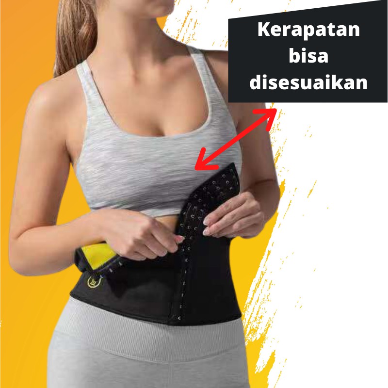 Korset Perut Buncit Corset Pelangsing Pembakar Lemak Alat Pelangsing Perut Wanita