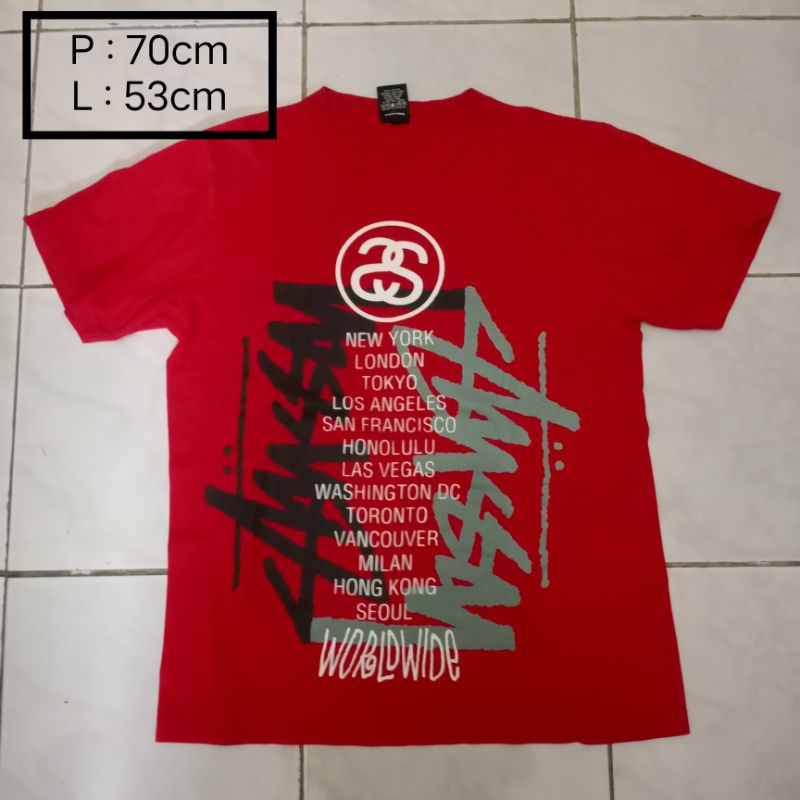 T-Shirt STUSSY WORLDWIDE Original Second Brand