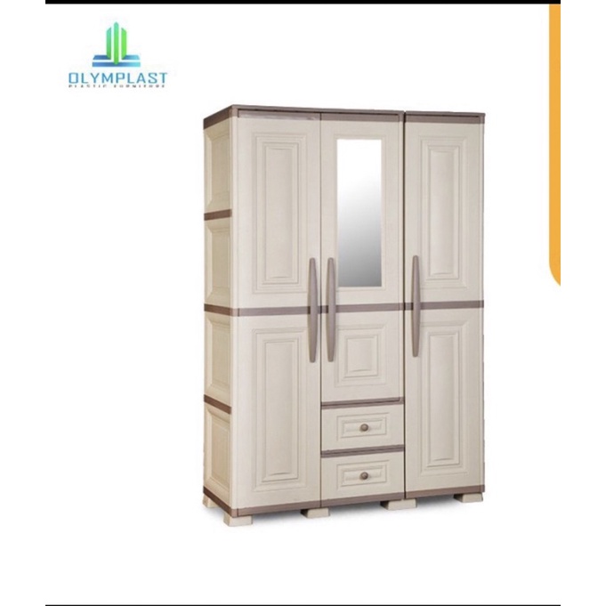 lemari olymplast 3 pintu lemari pakaian plastik