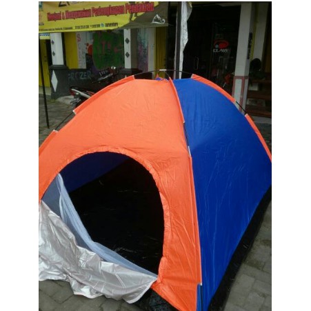 Tenda dome camping kapasitas 4 orang hyu