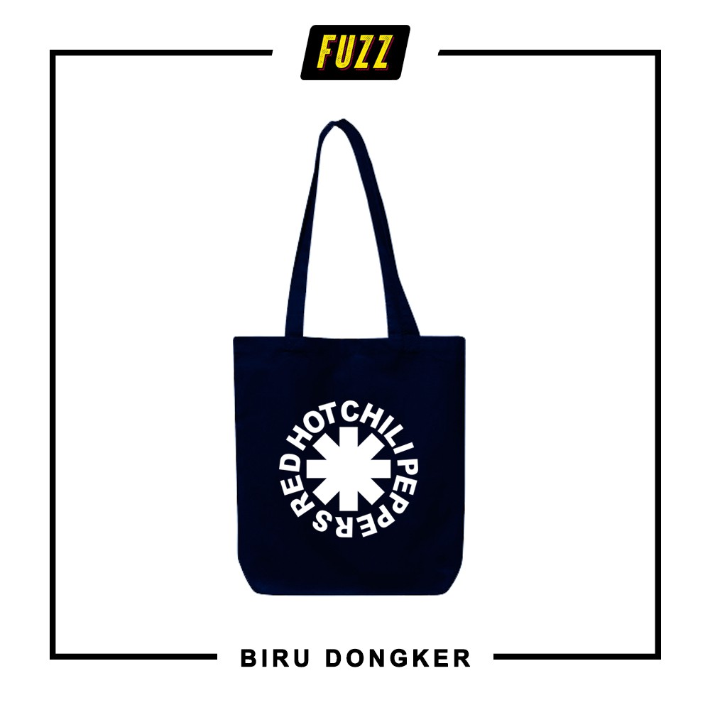 TOTEBAG BAND RED HOT CHILLI PEPPERS / TOTE BAG DISTRO MUSIK RHCP / TAS JINJING CHILI PEPERS MURAH