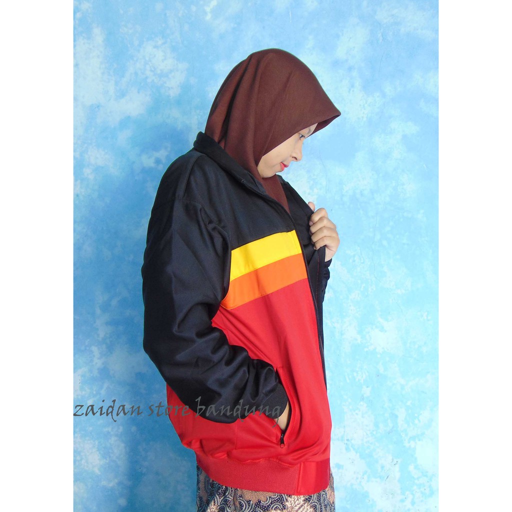 jaket tracktop not RSCH premium hitam merah