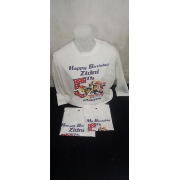 Kaos Boboiboy Ultah Anak