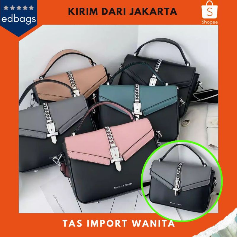 Tas Selempang Import Wanita Amourre Fashion Premium Korea Sling Bag - Tas Pesta Murah EDBAGS