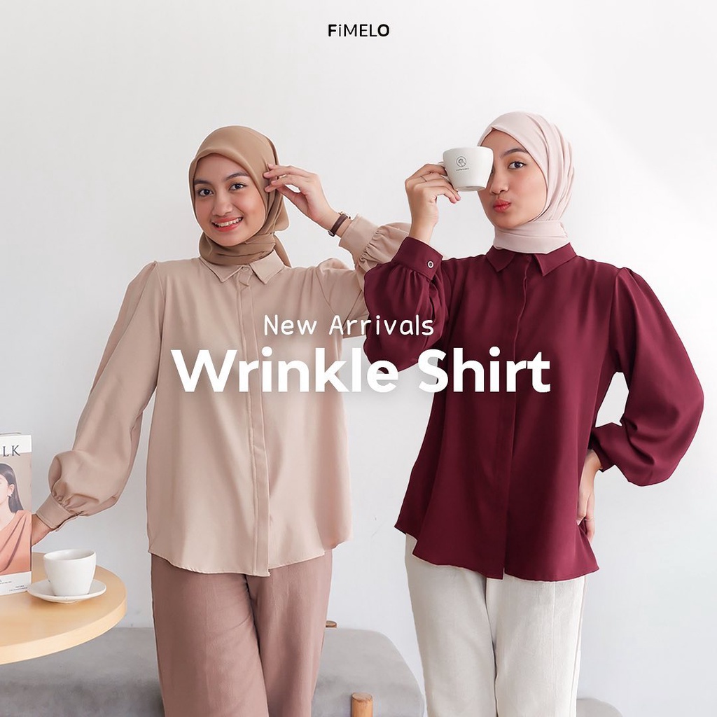 Wrinkle Shirt (Kemeja Wanita Bahan Lady Zara)