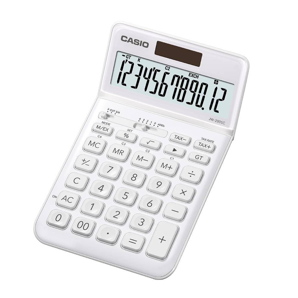 

Kalkulator JW 200 SC White 12 Digit