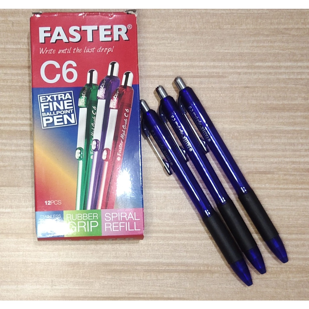 

BOLPOIN FASTER C6 HITAM