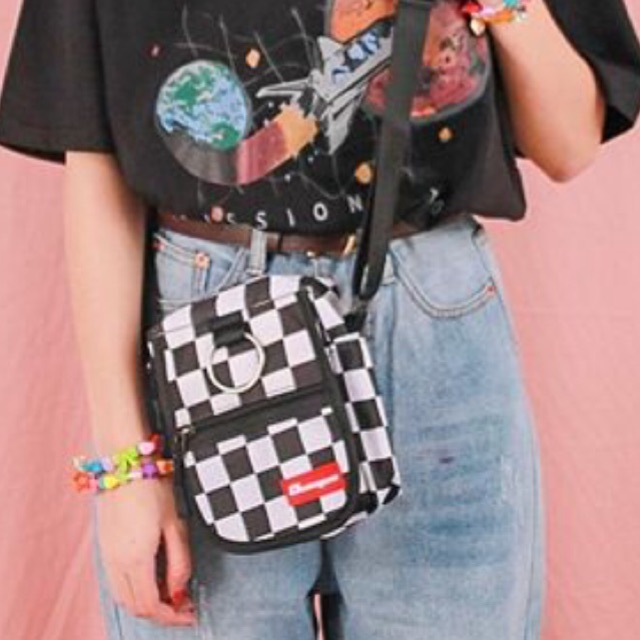 Coco canvas mini sling bag