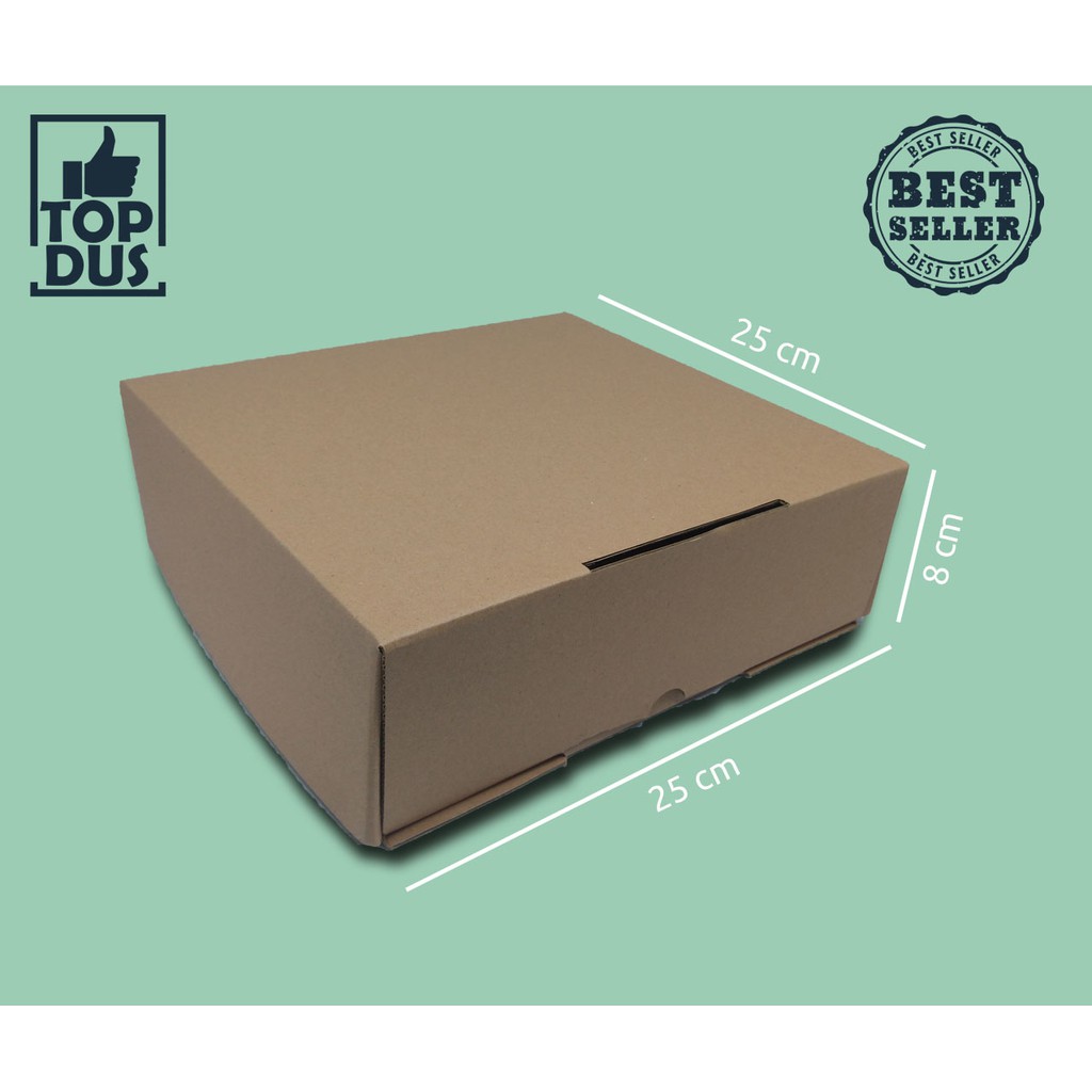 

Dus 25x25x8 Die Cut Kardus Murah Baju Pizza