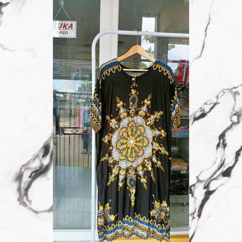 Daster Batik Jumbo Lengan Pendek