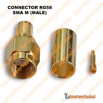 ONEKTOR CONNECTOR RG58 SMA M (MALE)