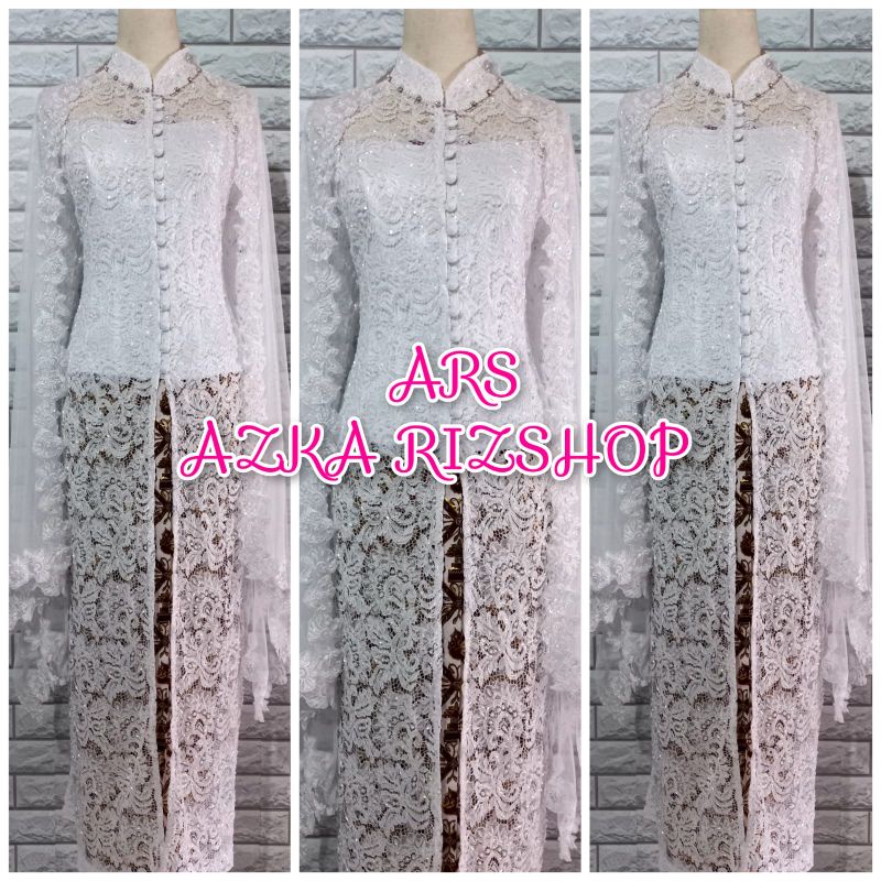 set kebaya brukat akad nikah kebaya brukat putih kebaya brukat TERBARU