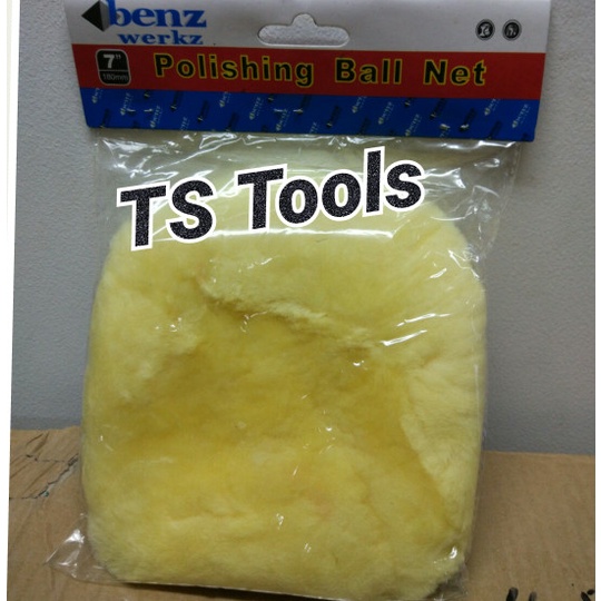 Wool Poles 7 inch / Wool Polishing Ball Net 7" model ikat