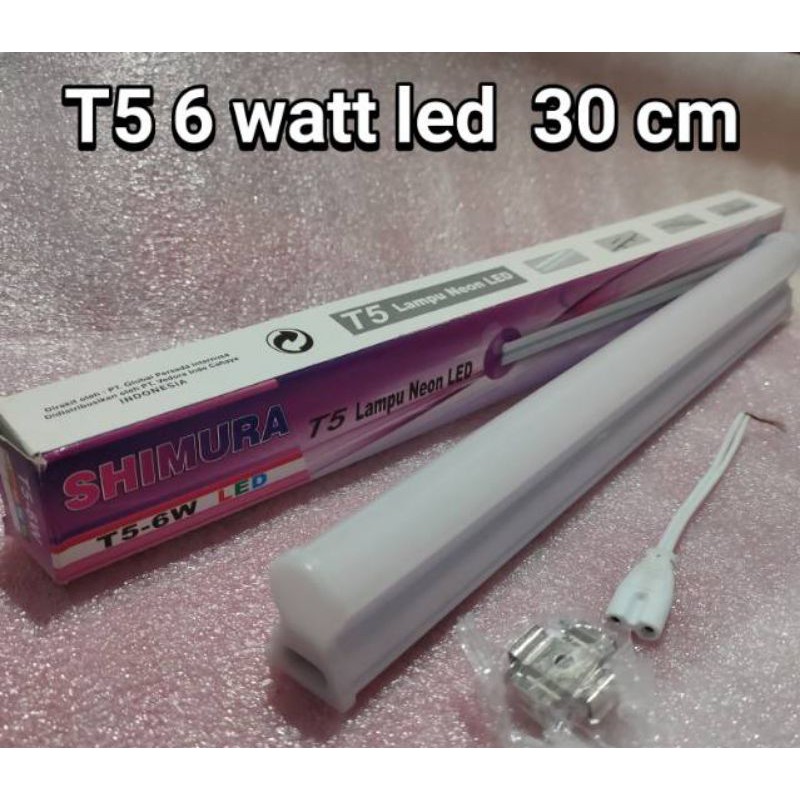 Lampu LED etalase neon tl 6 Watt 30 cm