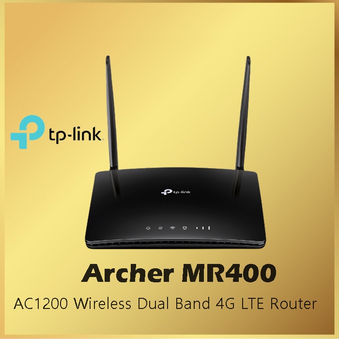 TP-Link Archer MR400 AC1200 4G LTE Modem Wireless Router - MR400