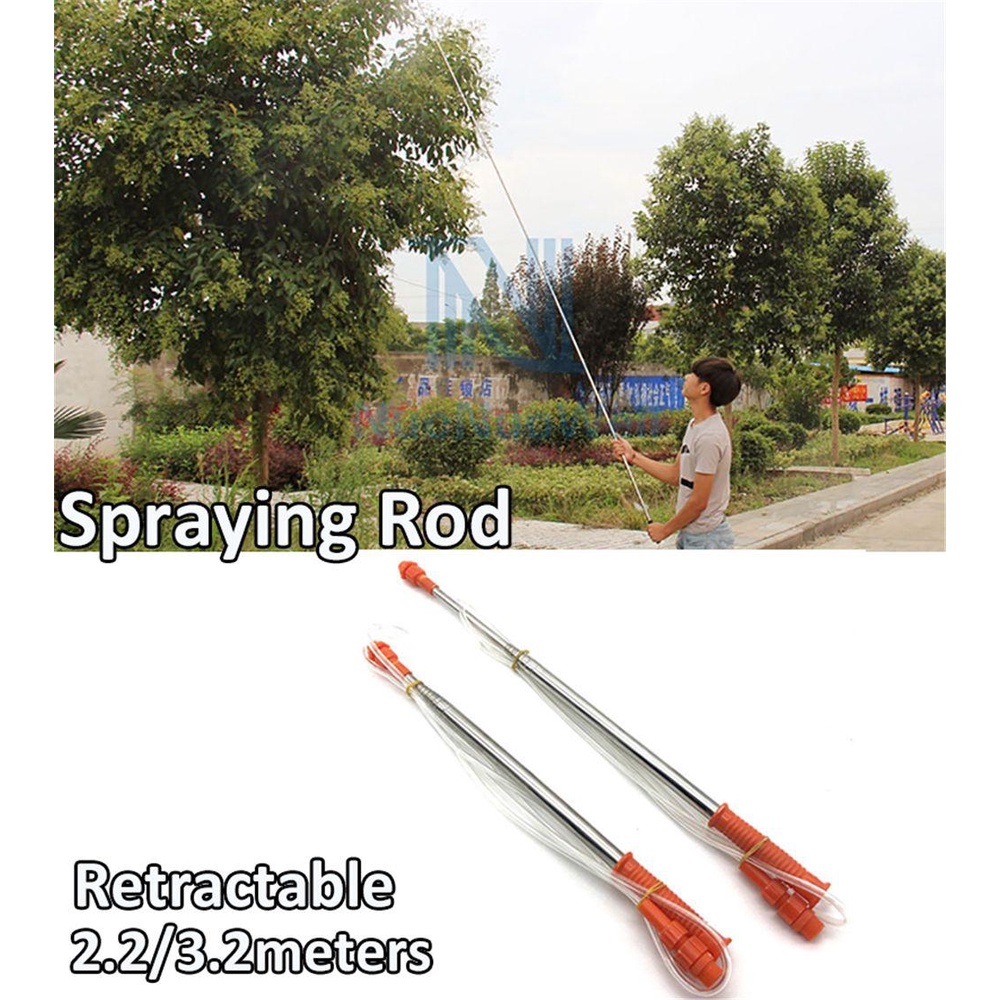 Rebuy Spraying Rod Retractable Untuk Irigasi Tekanan Tangan Taman Pohon Penyiraman Dapat Aksesoris