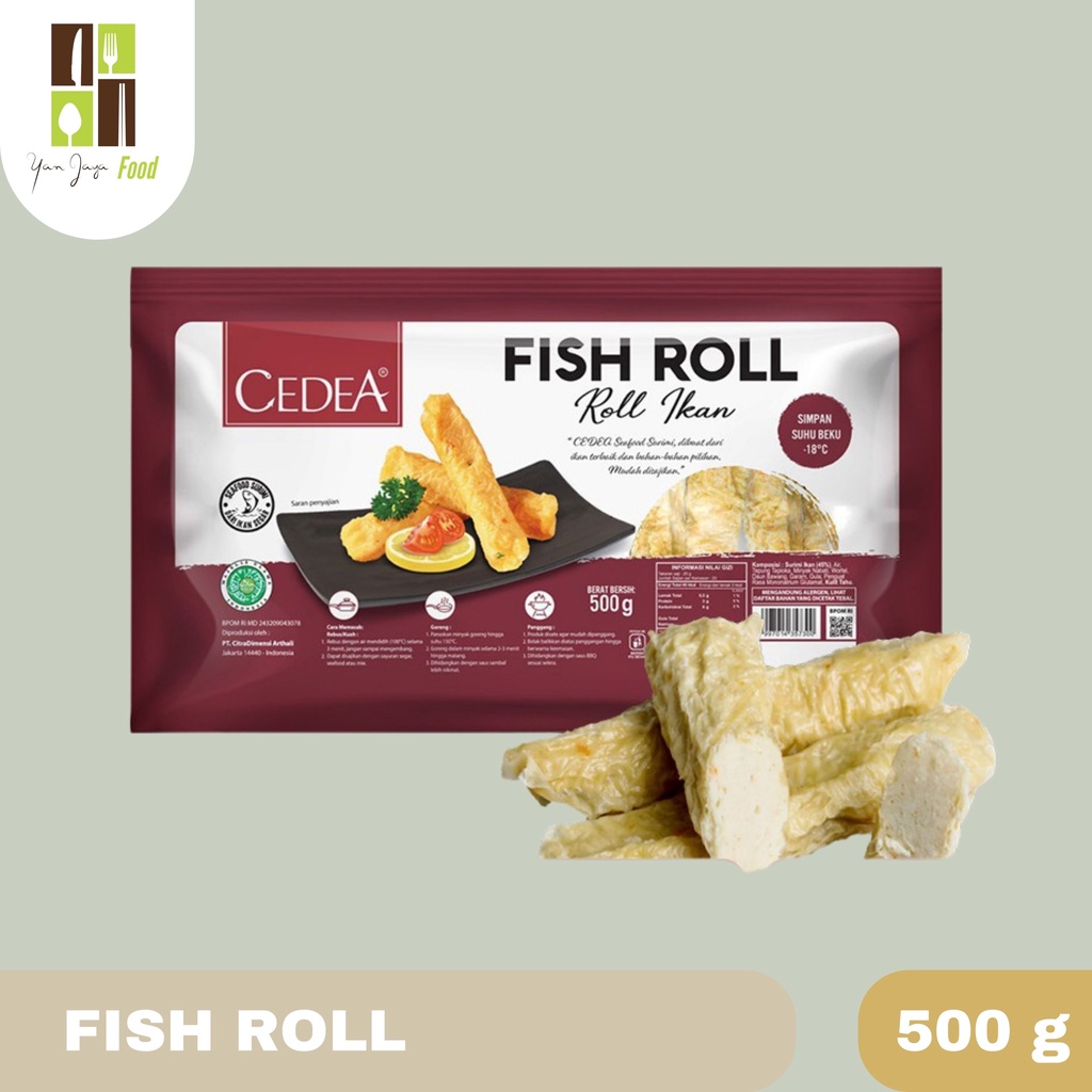 Cedea Fish Roll Original / Fish Roll Spicy Pedas [500g]