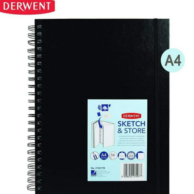 

Buruan Sketchbook Derwent A4 165Gsm Berkualitas