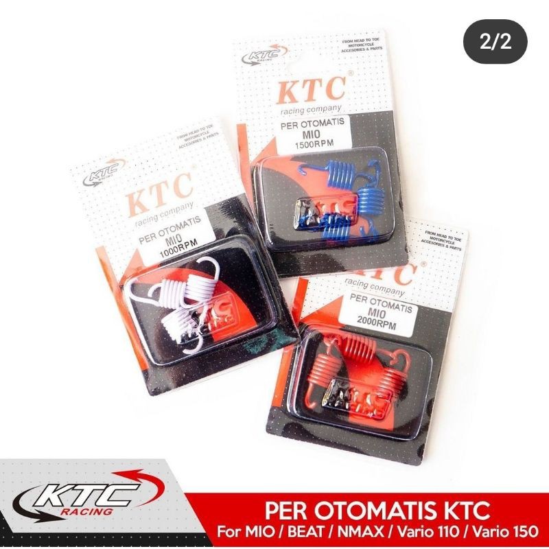 Per Otomatis - Per Kampas Ganda KTC 1500Rpm Nmax Mio Beat Vario