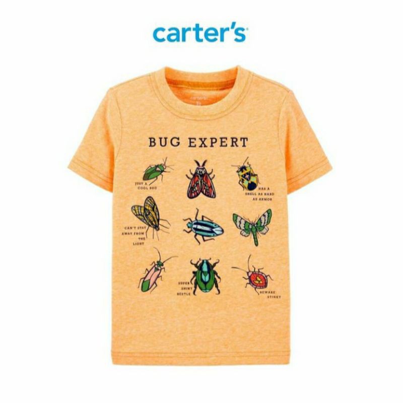 Carter's - Kaos Anak Bayi Laki | Size 3, 6, 9 bulan-Bug Expert