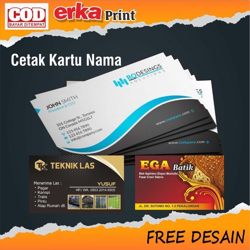 

Cetak kartu nama satu sisi, cetak kartu nama dua sisi, cetak kartu nama free desain, cetak kartu nama termurah gratis box kartu nama
