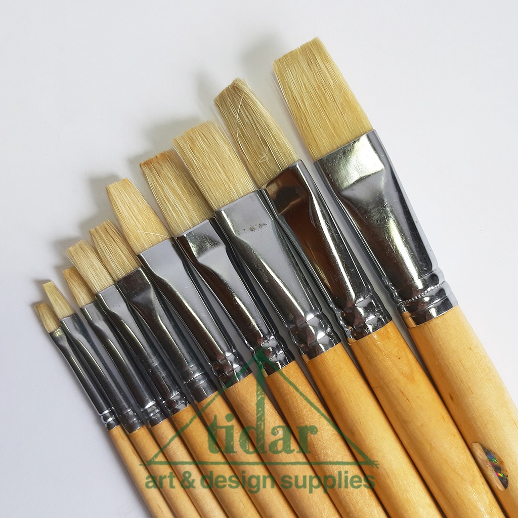 

Eterna / Xpression Artist Brush 579 - Kuas Lukis Panjang Gepeng / Datar / Flat