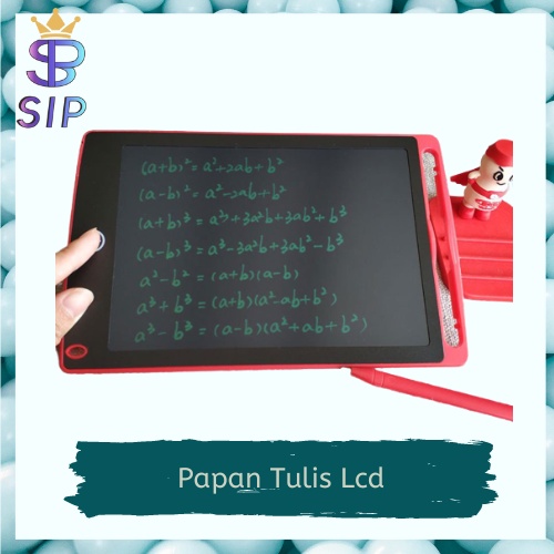 Alat Tulis LCD 8.5&quot; Writing Tablet Board Pad Drawing Magic Book Tab Untuk Anak Dan Dewasa-Papan Tulis Untuk Gambar Menghapus LCD