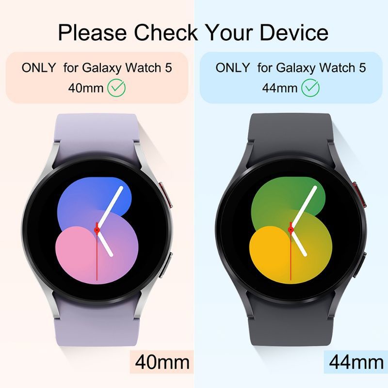 Bumper Full Cover Samsung Galaxy Watch 5 40mm 44mm Watch 5 Pro 45mm Soft Tpu Silicon