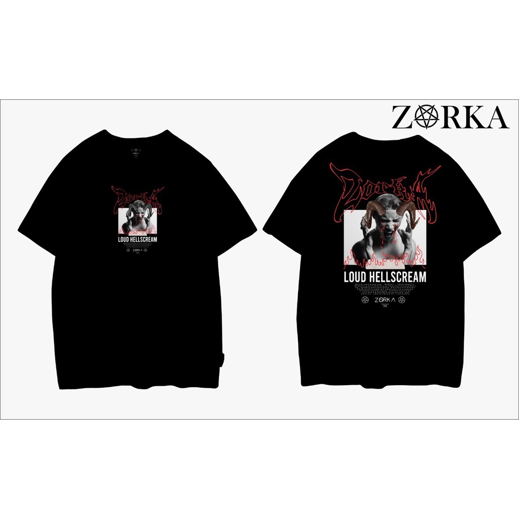 (Bayar Ditempat) D_winkel T-Shirt Kaos Distro Aesthetic Full Tag Premium Quality Loud Helscream - Zorka