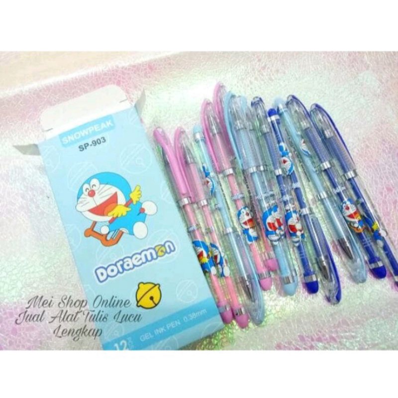 

Pulpen Gel Motif Doraemon Stand by Me merk KapCat 0.38mm / Pen Gel