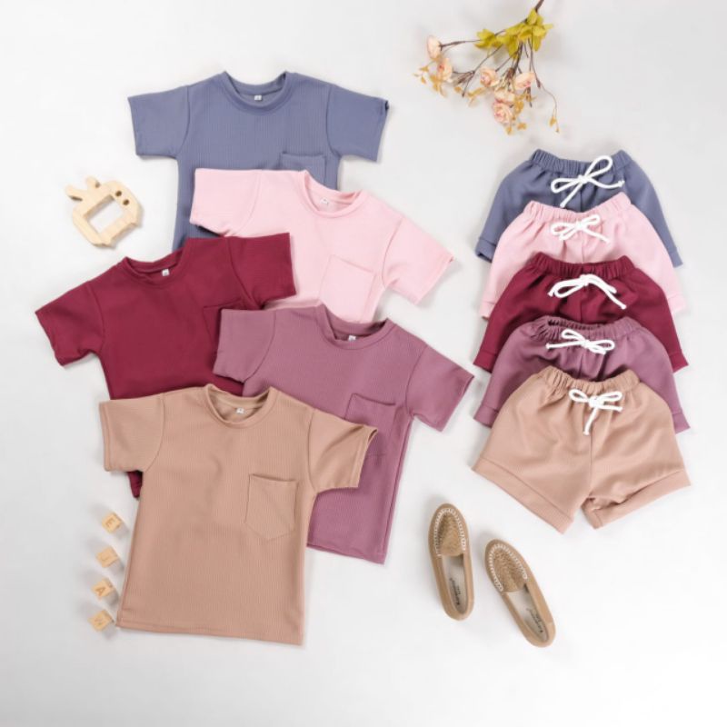 DAILY SET KNIT//STELAN ANAK MANGO KNIT 12345T//BISA COD