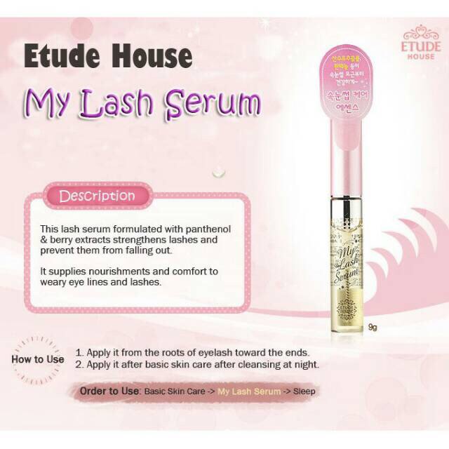 Etude House My Lash Serum (Pemanjang Penebal Bulu Mata)