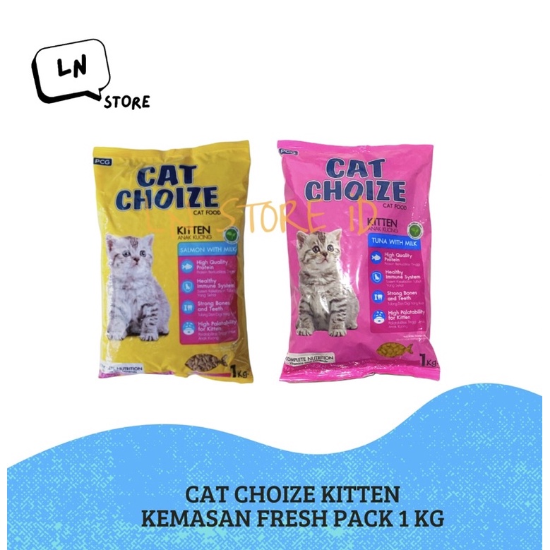 Makanan Kucing CAT CHOIZE Kitten 1 Kg